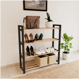 SINBO FIX2041-1 CIPELARNIK SA 4 POLICE DRVO PLASTIKA 20X65X68 CM - slika 2