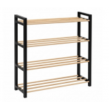 SINBO FIX2041-2 CIPELARNIK SA 4 POLICE 23X65X78CM DRVO PLASTIKA - slika 3